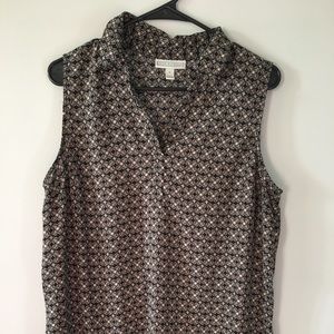Dana Buchman sleeveless blouse, Large,